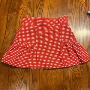 Janie and Jack Red Polka Dot Skirt